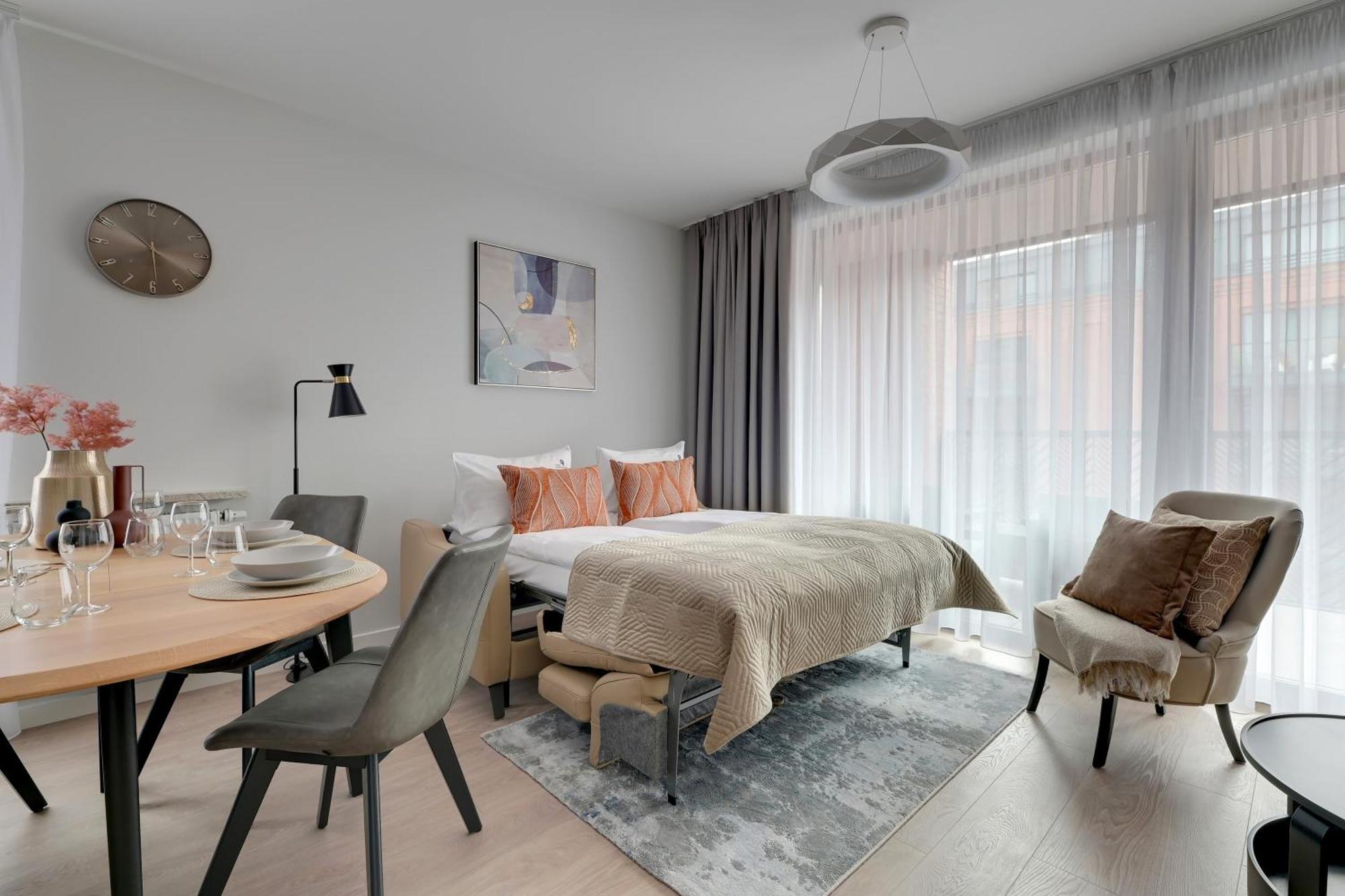 Scala 60H City Center Premium Apartments With Parking By Lion Apartments 格但斯克 外观 照片